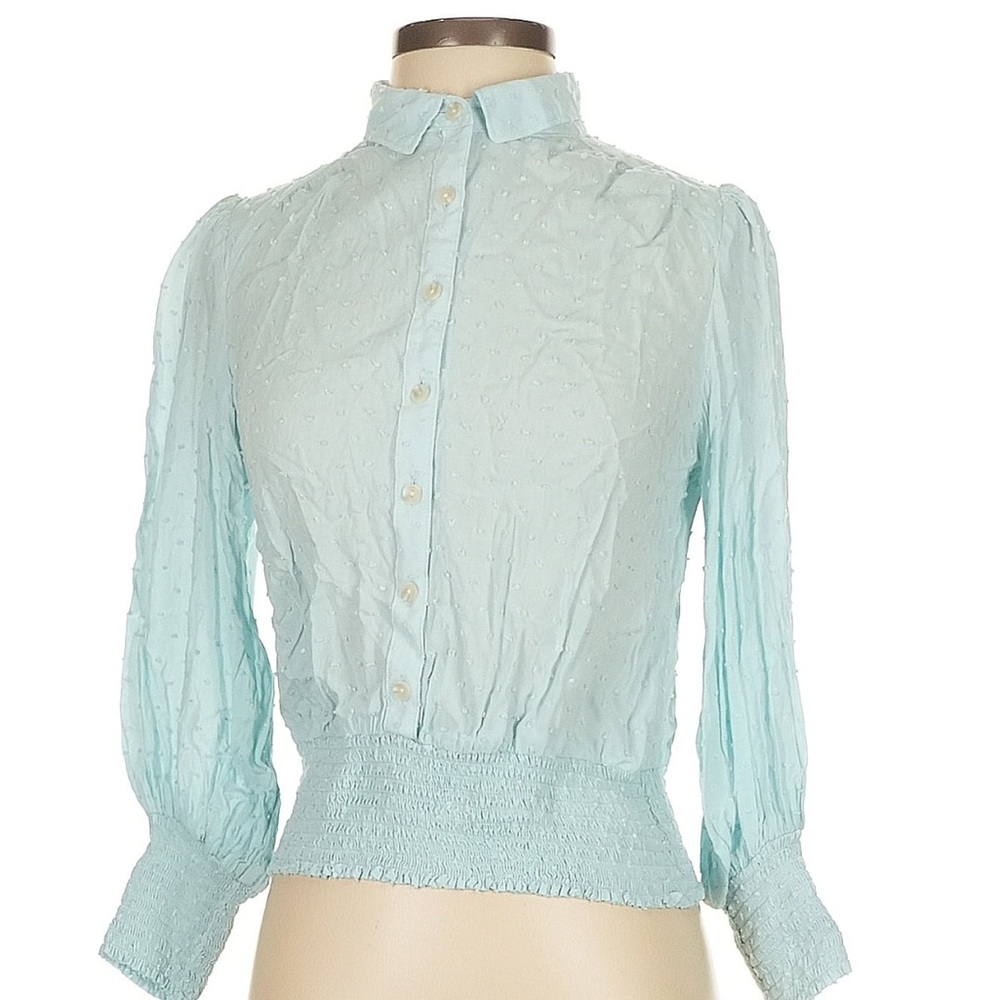 Maeve by Anthropologie Teal, Blue The 3/4 sleeves